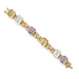 A gem-set line bracelet