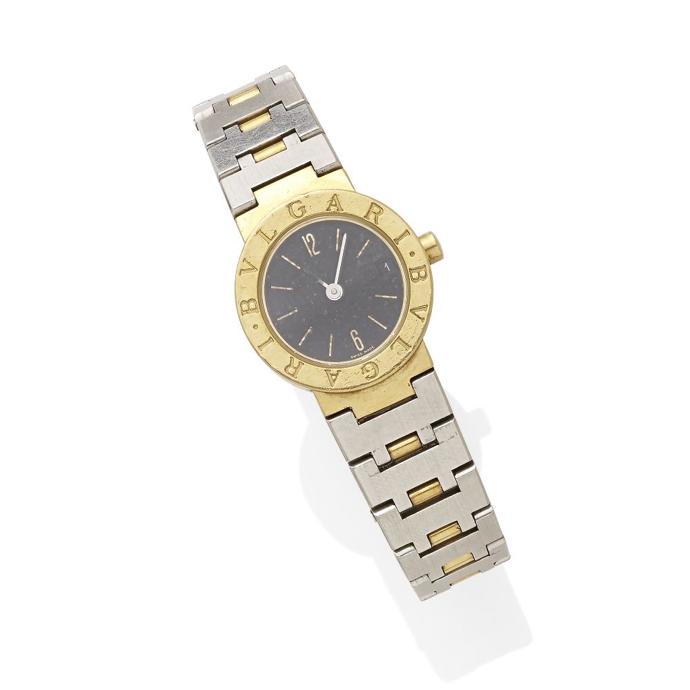 A Lady's Gold and Stainless Steel Bracelet Watch, Bulgari - Image 2 of 2