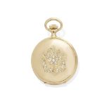 A Diamond and 18k Rose Gold Hunting Cased Pocket Watch, Vacheron & Constantin