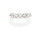 A diamond eternity band