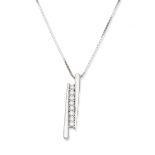 A diamond 'Steora' pendant necklace, by Harry Winston