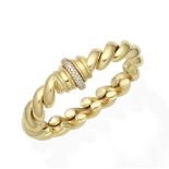 A gold and diamond bracelet, by Piaget