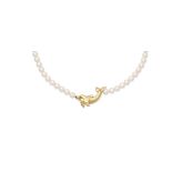 A cultured pearl 'Dolphin' necklace, by Cartier