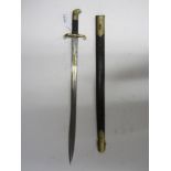 An 1855 Pattern Lancaster Sword Bayonet,