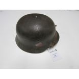 A German WW2 M.40 Pattern Helmet,