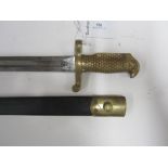 A U.S.A. 1870 Navy Bayonet,