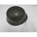 A German WW2 M.40 Pattern Helmet,