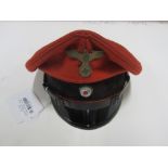 A German WW2 Railway Station Master Cap,