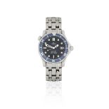 Omega. A stainless steel quartz calendar bracelet watch Seamaster Professional, Ref: 25618000, S...