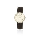 Vacheron & Constantin. An 18K white gold manual wind slim wristwatch Ref: 6506, Circa 1970