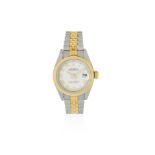 Rolex. A lady's stainless steel and gold automatic calendar bracelet watch Datejust, Ref: 79163,...