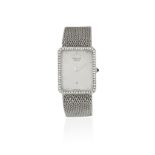 Chopard. An 18K white gold and diamond set quartz bracelet watch Ref: 2170, Circa 1980