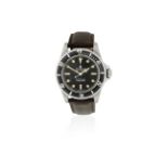 Rolex. A stainless steel automatic wristwatch Submariner, Ref: 5513, Circa 1966