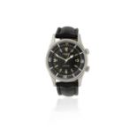 Longines. A stainless steel automatic divers wristwatch Ref: 7042-3, Circa 1956