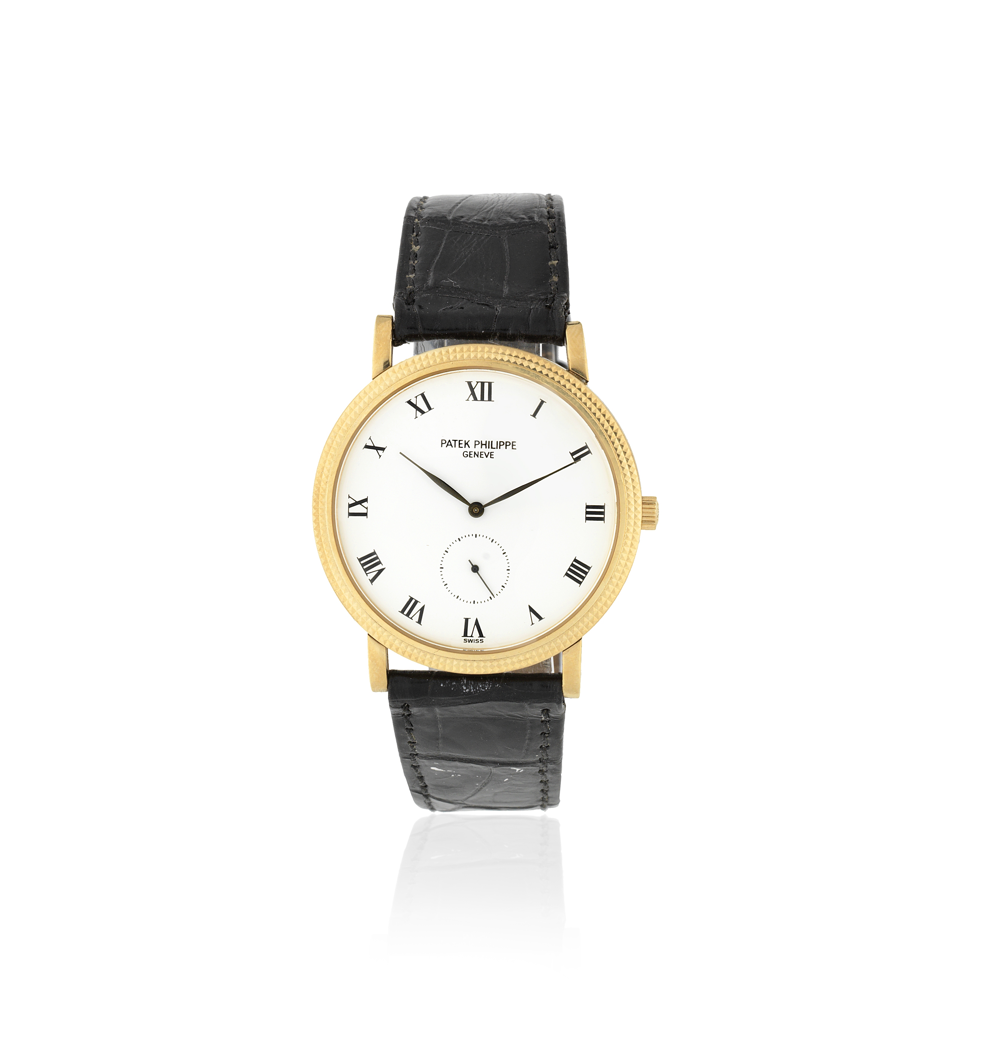 Patek Philippe. An 18K gold manual wind wristwatch Calatrava, Ref: 3919, Circa 1990