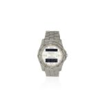 Breitling. A titanium quartz bracelet watch with digital display Aerospace Avantage, Ref: E79362...