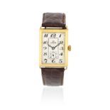 Omega. An 18K gold manual wind rectangular wristwatch Circa 1931