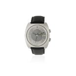 Omega. A stainless steel automatic calendar wristwatch with alarm Memomatic, Ref: 166.072, Circa...