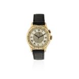 Longines. A gold plated manual wind 'Lindbergh Hour Angle' wristwatch Lindbergh-Hour-Angle, Circ...