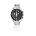 Omega. A stainless steel manual wind chronograph bracelet watch Speedmaster Professional, Ref: 1...