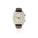 Jaeger-LeCoultre. A stainless steel automatic calendar wristwatch with alarm Memovox, Ref: E872,...