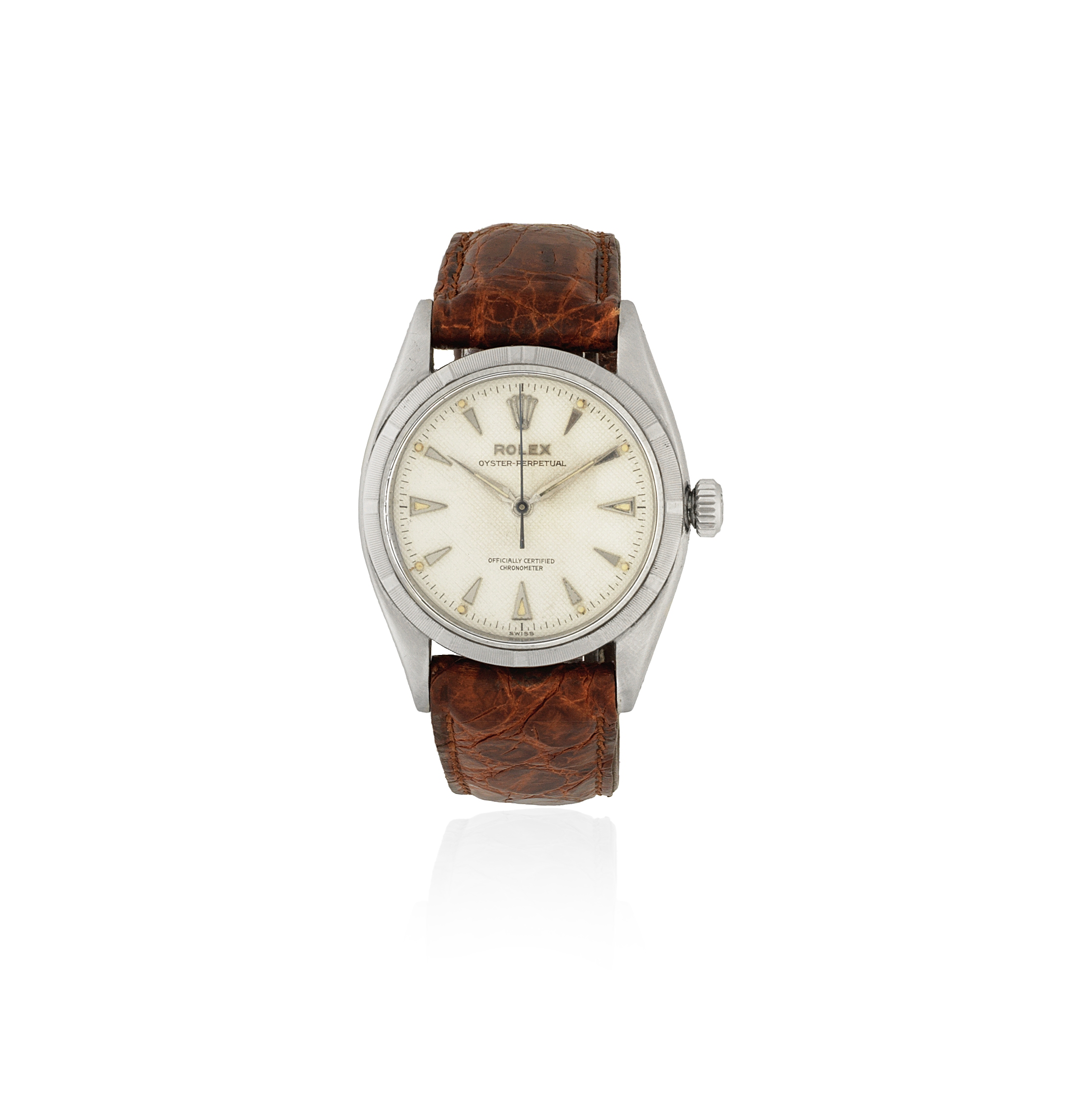 Rolex. A stainless steel automatic wristwatch Oyster Perpetual, Ref: 6580/6581, Circa 1956