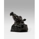 AUGUSTE RODIN (1840-1917) Faunesse Zoubaloff 6 3/4 in (17.1 cm) (height) (Conceived in 1885 and c...