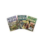 A JERRY GARCIA GROUP OF 44 THE CRYPT OF HORROR AND TALES FROM THE CRYPT EC COMICS 1950s