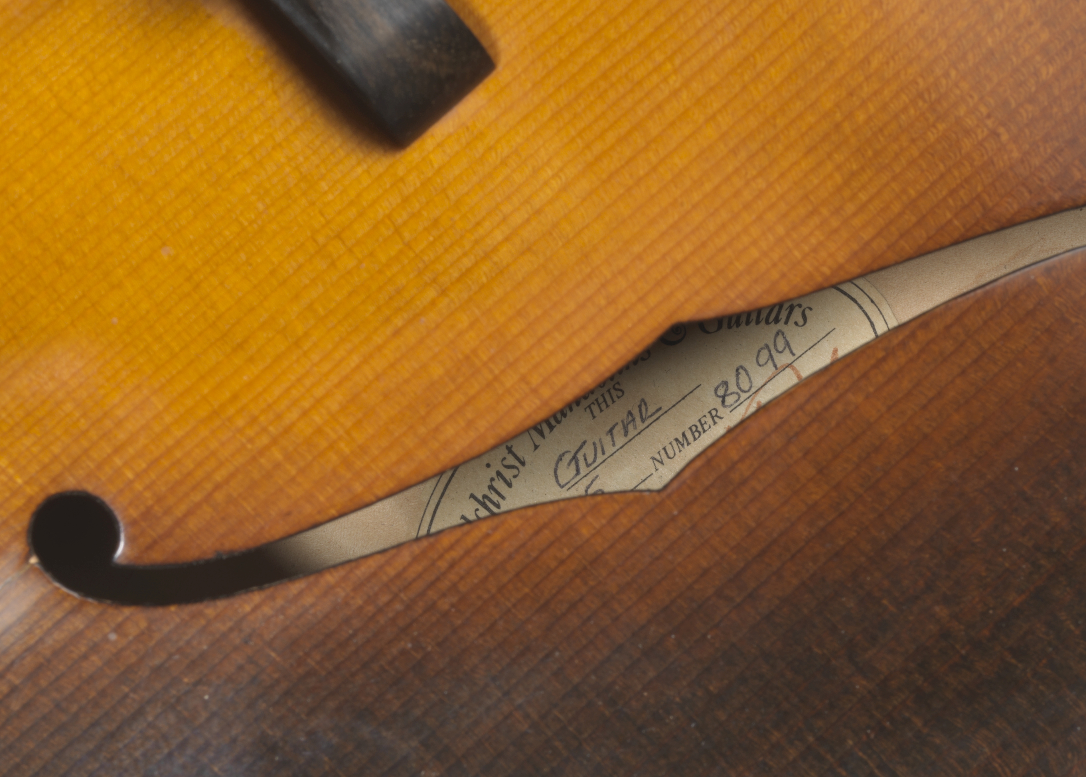 A GILCHRIST L5 ARCHTOP ACOUSTIC GUITAR OWNED AND PLAYED BY JERRY GARCIA - Image 6 of 6