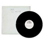 A JERRY GARCIA TEST PRESSING FOR THE ALBUM GARCIA ANNOTATED ON THE COVER WITH A DRAWING IN GARCIA...