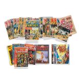 A JERRY GARCIA GROUP OF 33 EC COMICS WEIRD FANTASY AND OTHER TITLES majority 1950s