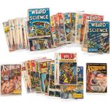 A JERRY GARCIA GROUP OF 41 WEIRD SCIENCE & WEIRD SCIENCE-FANTASY EC COMICS AND 4 ISSUES OF ASTOUN...