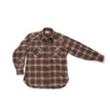 A PLAID SHIRT WORN BY JERRY GARCIA early 1990s