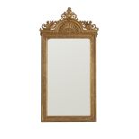 An Italian Neoclassical style gilt wood mirror Second half 19th century