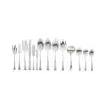 An American sterling silver partial flatware service by Gorham Mfg. Co., Providence, RI, 20th cen...