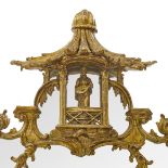 A George II Style Giltwood Mirror Late 19th/ 20th century