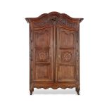 A Regence Inlaid Walnut Armoire 18th century