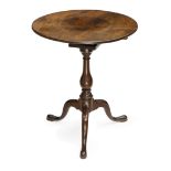 A Chippendale mahogany bird cage tilt top tea table Pennsylvania, fourth quarter 18th century