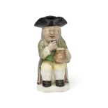 A Wood family Toby jug of 'Mould 51' type, circa 1785-90