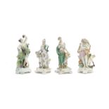 A matched set of four Derby Figures of the Seasons, circa 1770