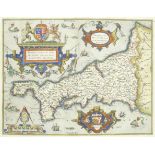 CORNWALL SAXTON (CHRISTOPHER) Promontorium hoc in mare proiectum Cornubia dicitur, [1576]