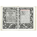 KELMSCOTT PRESS ROSSETTI (DANTE GABRIEL) Hand and Soul, ONE OF 525 COPIES, Hammersmith, Kelmscot...