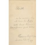 NIGHTINGALE (FLORENCE) Notes on Nursing: What It Is, and What It Is Not, FIRST EDITION, [1860]; a...