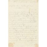 AMERICAN CIVIL WAR - ROBERT E. LEE. Autograph letter signed ('RE Lee'), to Miss Caroline M. Campb...