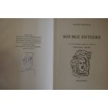 LÉGER (FERNAND) FRÉNAUD (ANDRÉ) Source entière, NUMBER 5 OF 28 COPIES, SIGNED BY THE AUTHOR AND ...