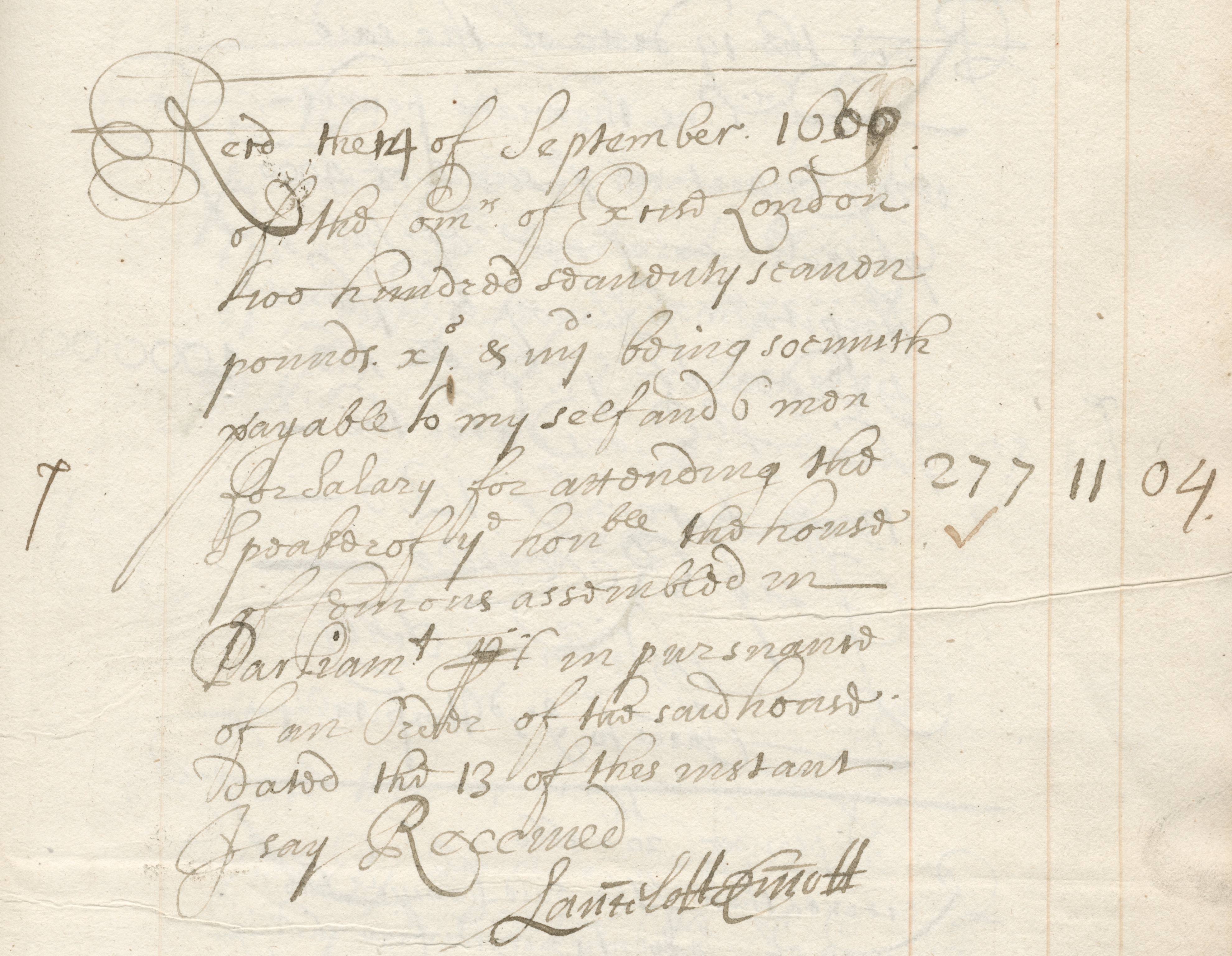 BANKING AND GOVERNMENT – EDWARD BACKWELL Banking ledger kept in person by Edward Backwell, Excise... - Image 5 of 7