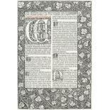 KELMSCOTT PRESS MORRIS (WILLIAM) The Water of the Wondrous Isles, LIMITED TO 250 COPIES, Kelmscot...