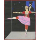 BALLET RUSSES AND NIJINSKY BARBIER (GEORGES) Designs on the Dances of Vaslav Nijinsky, NUMBER 395...