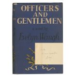 WAUGH (EVELYN) Officers and Gentlemen, FIRST EDITION, AUTHOR'S PRESENTATION COPY TO L.P. HARTLEY,...