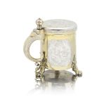 A 17th century Latvian parcel-gilt silver tankard Michael Kresner, Riga circa 1680